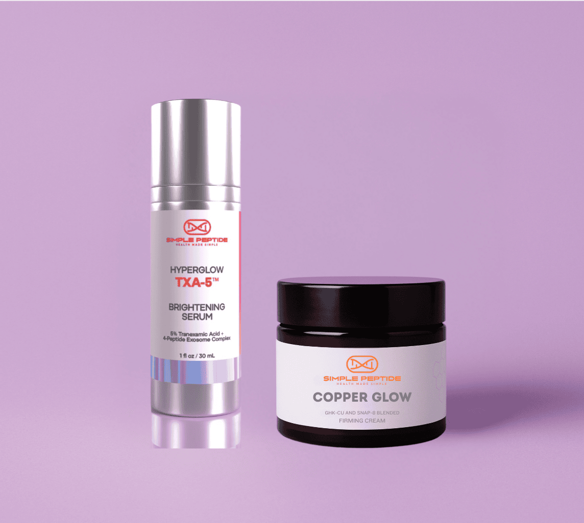 glow duo: hyperglow txa 5 exosome serum and copper glow cream - image 2