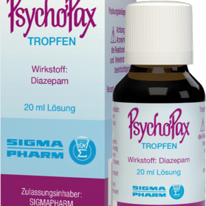 Buy Psychopax Diazepam 12.5mg 20ml Drops Online