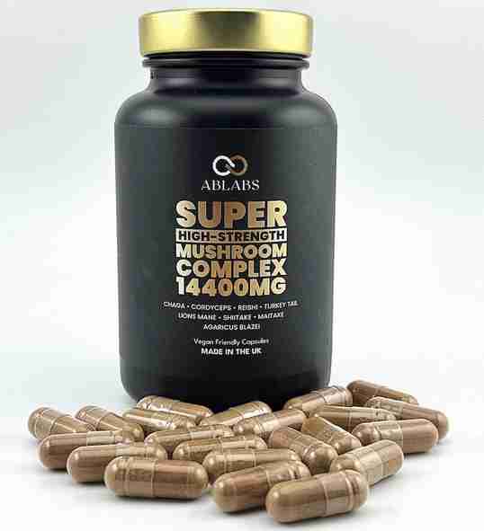 Buy Super High-Strength Mushroom Complex Vegan Capsules