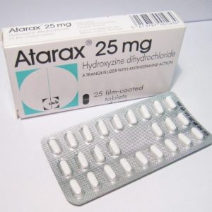 Buy Hydroxyzine (Atarax) Tablets 25 mg Online